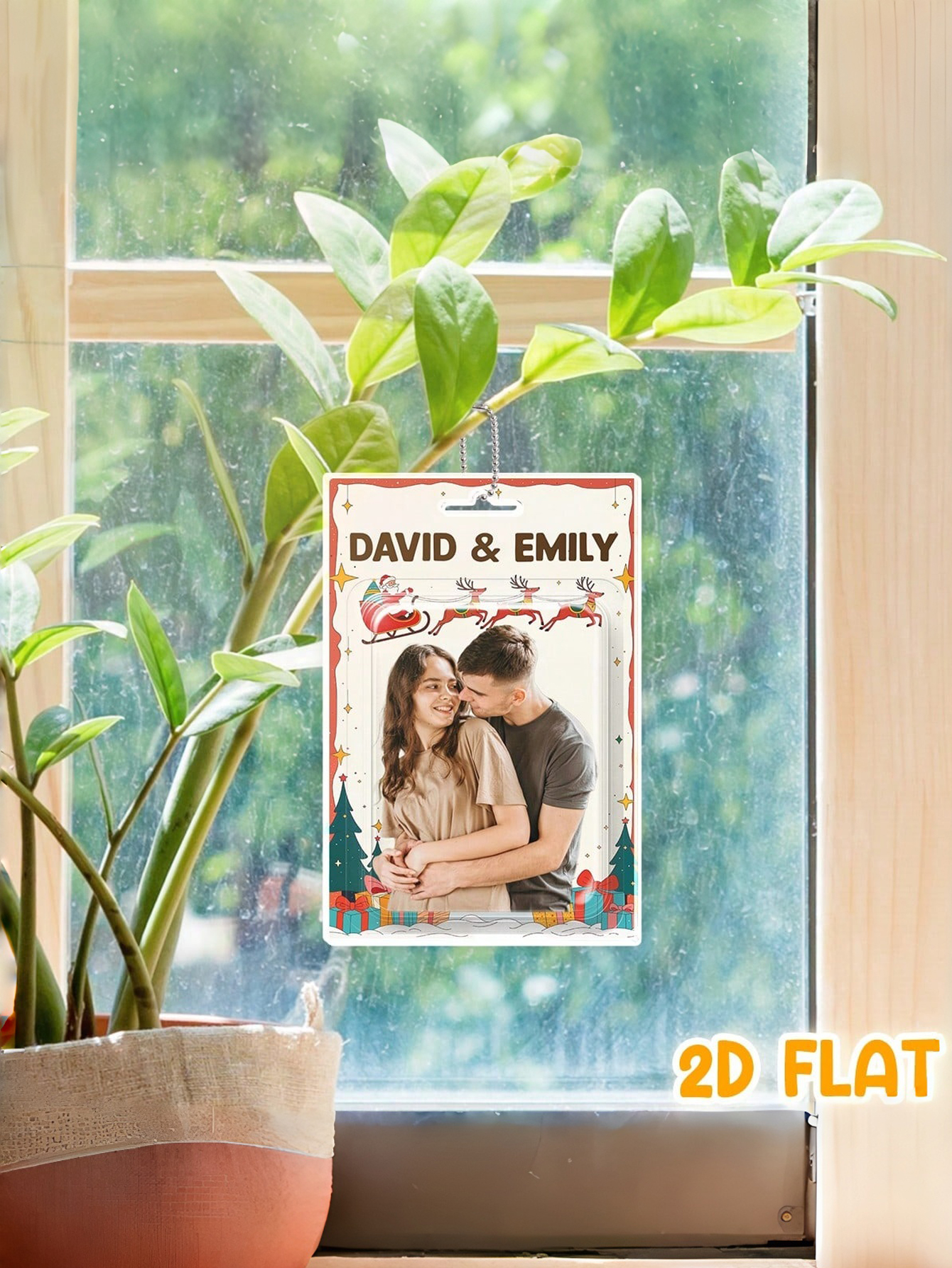 Custom Personalized Acrylic Couple Charms